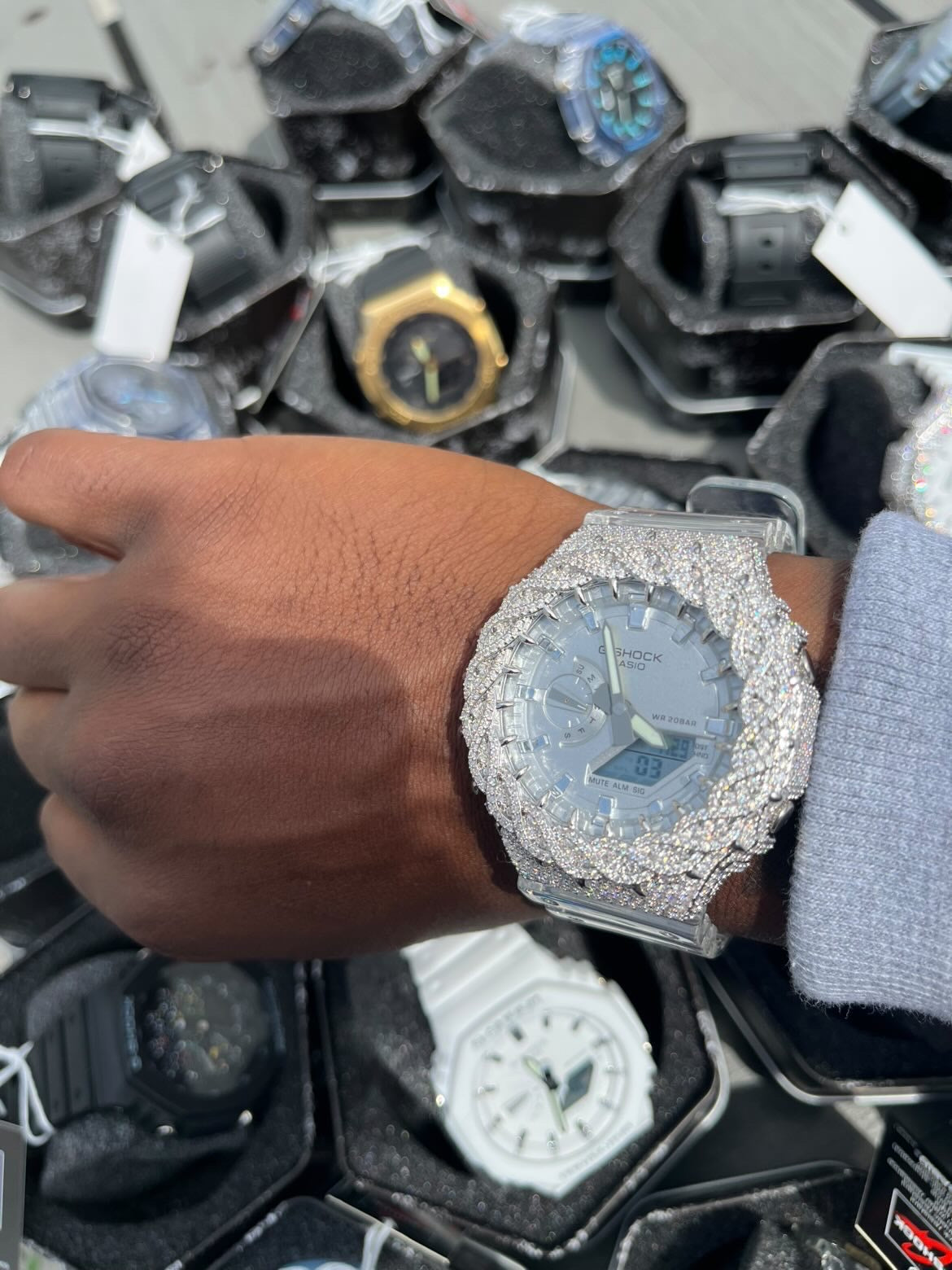 ICEY CLEAR SILVER🥶