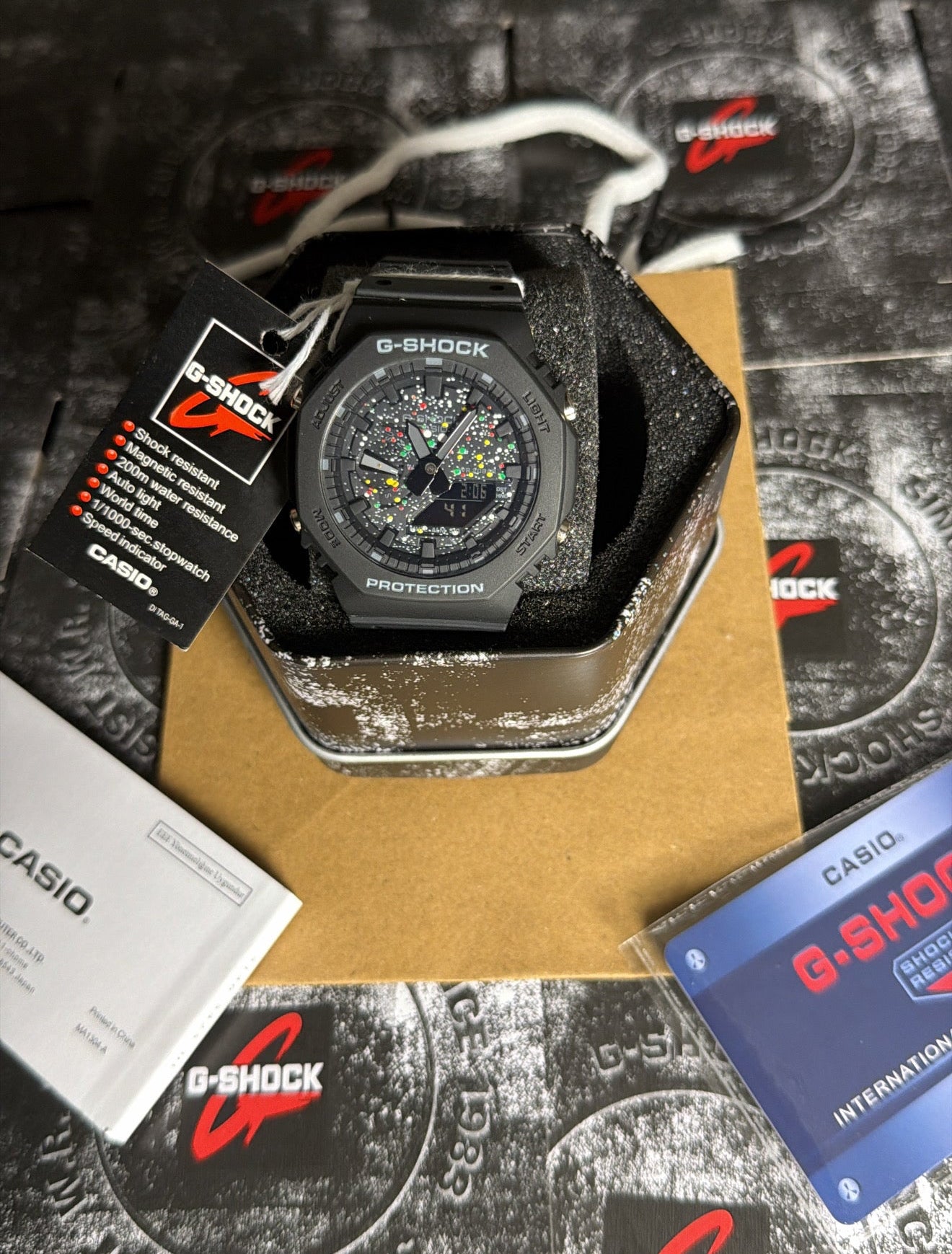 Ga2100 all black with splash