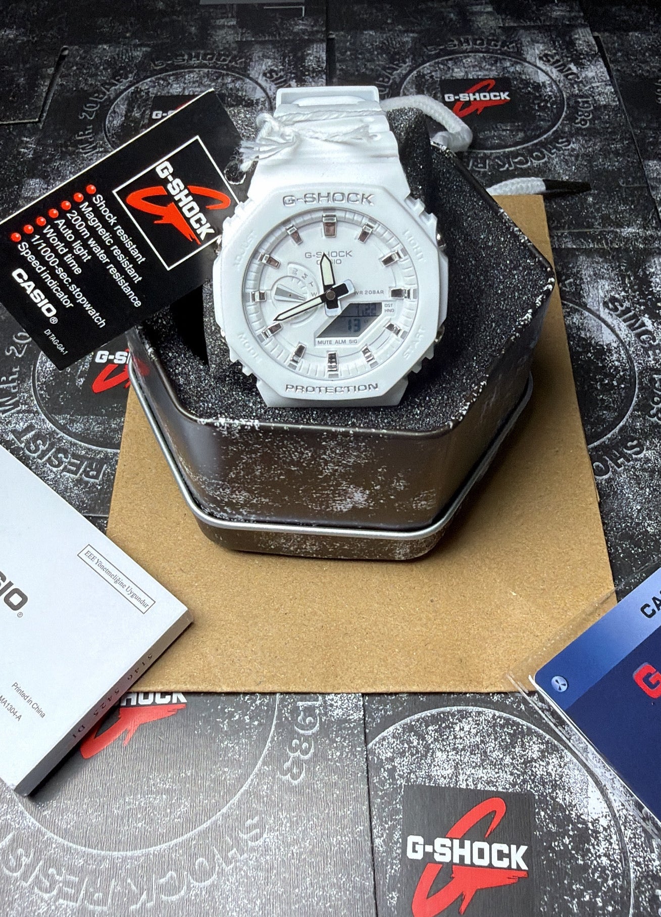 Ga2100 all white wit chrome 