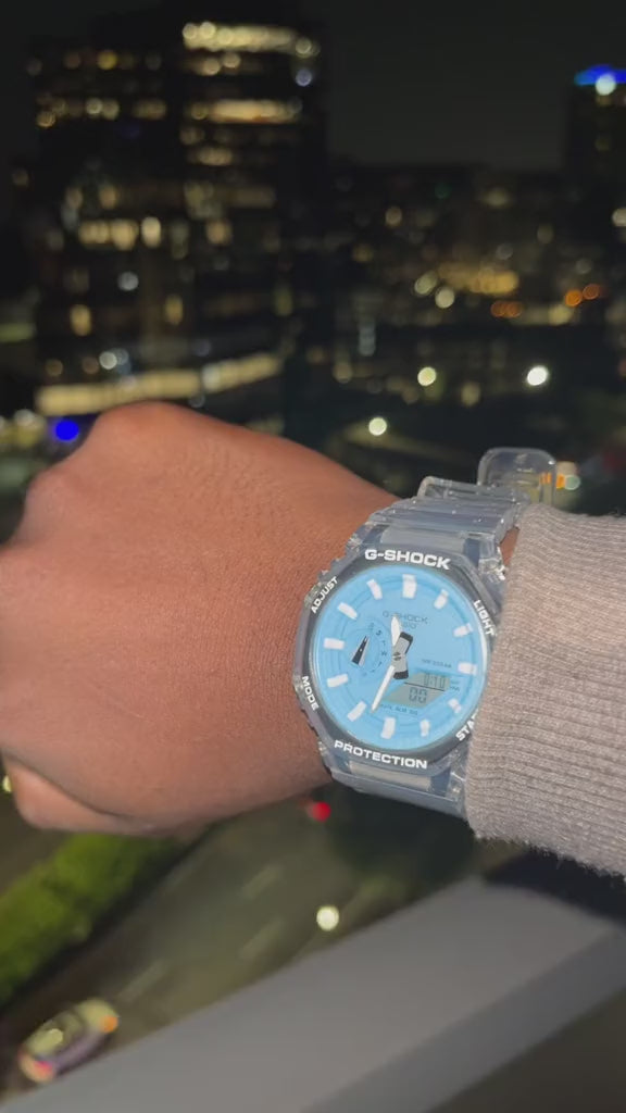 Ga2100 Clear With blue Inside